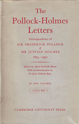 Cover of The Pollock-Holmes Letters 1874-1932: Volumes 1&2