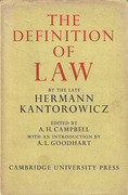 Cover of The Definition of Law