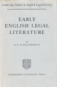 Cover of Early English Legal Literature