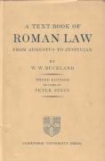 Cover of A Text-Book of Roman Law: From Augustus to Justinian