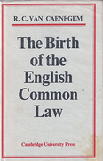 Cover of The Birth of the English Common Law