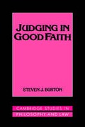 Cover of Judging in Good Faith