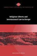 Cover of Religious Liberty and International Law in Europe
