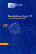 Cover of Dispute Settlement Reports: Volume 2. Pages 589-1082