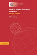 Cover of The WTO Dispute Settlement Procedures: A Collection of the Relevant Legal Texts