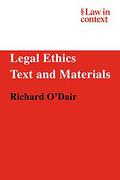 Cover of Legal Ethics: Text and Materials