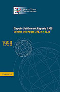 Cover of World Trade Organization Dispute Settlement Reports: Volume 7. Pages 2753-3324