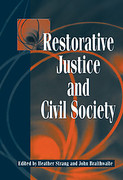 Cover of Restorative Justice and Civil Society