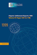 Cover of Dispute Settlement Reports 1999: Volume 4. Pages 1441-1796