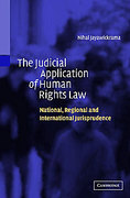 Cover of The Judicial Application of Human Rights Law: National, Regional and International Jurisprudence