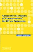 Cover of Comparative Foundations of a European Law of Set-off and Prescription