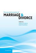 Cover of The Law and Economics of Marriage and Divorce