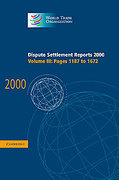 Cover of Dispute Settlement Reports: V. 3