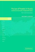 Cover of The Law of Treaties in Russia and the Commonwealth of Independent States
