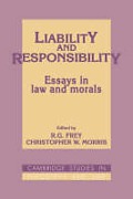 Cover of Liability and Responsibility: Essays in Law and Morals