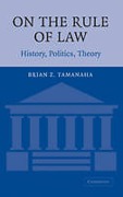 Cover of On the Rule of Law: History, Politics, Theory