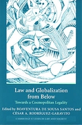 Cover of Law and Globalization from Below: Towards a Cosmopolitan Legality