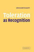 Cover of Toleration as Recognition
