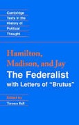 Cover of Hamilton, Maddison and Jay - The Federalist: With Letters of Brutus