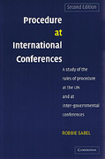 Cover of Procedure at International Conferences: A Study of the Rules of Procedure at the UN and at Inter-governmental Conferences