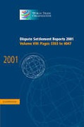 Cover of Dispute Settlement Reports: V. 8. Pages 3303-4047