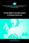 Cover of Security Rights in Movable Property in European Private Law