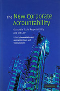 Cover of The New Corporate Accountability: Corporate Social Responsibility and the Law