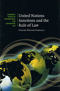 Cover of United Nations Sanctions and the Rule of Law