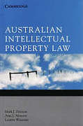 Cover of Australian Intellectual Property Law