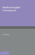 Cover of Medieval English Conveyances