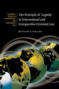 Cover of The Principle of Legality in International and Comparative Criminal Law