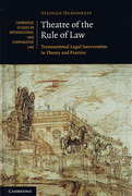 Cover of Theatre of the Rule of Law: Transnational Legal Intervention in Theory and Practice