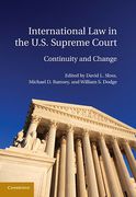 Cover of International Law in the U.S. Supreme Court: Continuity and Change