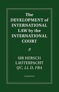 Cover of The Development of International Law by the International Court