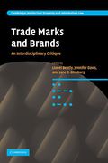 Cover of Trade Marks and Brands: An Interdisciplinary Critique