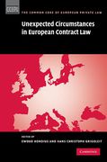 Cover of Unexpected Circumstances in European Contract Law