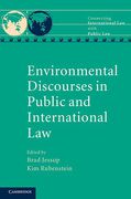 Cover of Environmental Discourses in Public and International Law