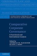 Cover of Comparative Corporate Governance: A Functional and International Analysis