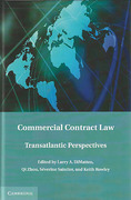 Cover of Commercial Contract Law: Transatlantic Perspectives