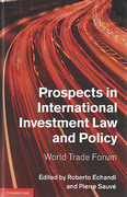 Cover of Prospects in International Investment Law and Policy: World Trade Forum