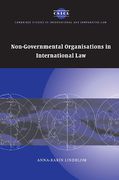 Cover of Non-Government Organisations in International Law
