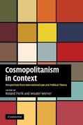 Cover of Cosmopolitanism in Context: Perspectives from International Law and Political Theory