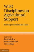 Cover of WTO Disciplines on Agricultural Support: Seeking a Fair Basis for Trade