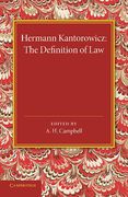 Cover of The Definition of Law