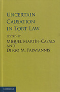 Cover of Uncertain Causation in Tort Law