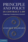 Cover of Principle and Policy in Contract Law: Competing or Complementary Concepts?