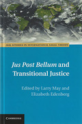Cover of Jus Post Bellum and Transitional Justice