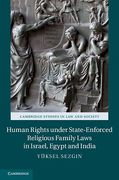 Cover of Human Rights Under State-Enforced Religious Family Laws in Israel, Egypt, and India