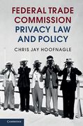 Cover of Federal Trade Commission Privacy Law and Policy
