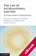 Cover of The Law of International Lawyers: Reading Martti Koskenniemi (eBook)